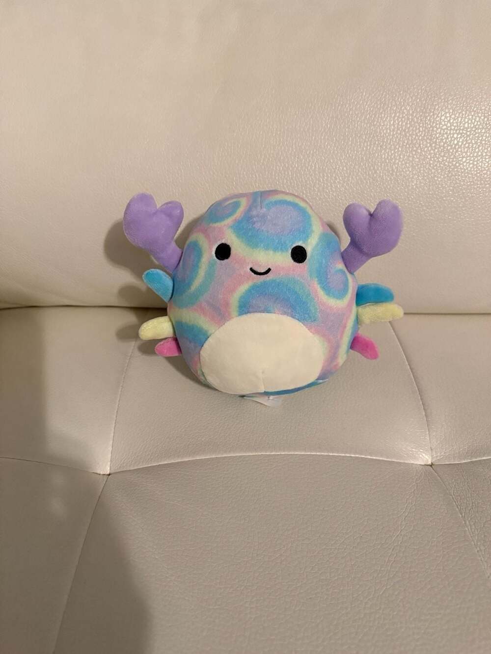 5 " Inch Squishmallow Christabel Rainbow Crab S5 #1154 Pre-owned Ocean Sea Plush